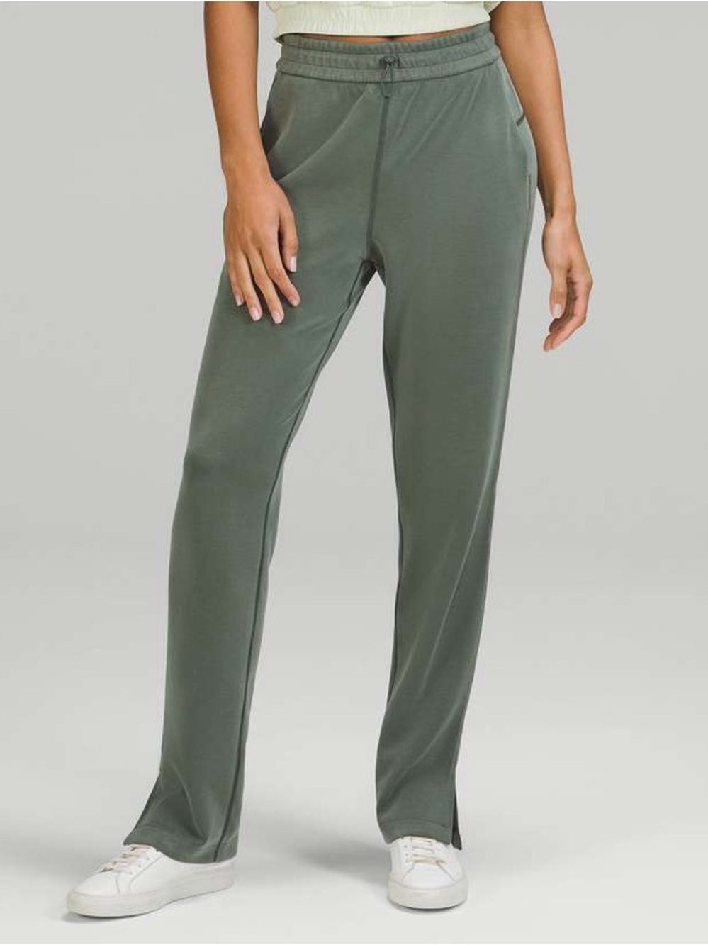 Lululemon Brushed Softstreme Split-Hem High-Rise Pant